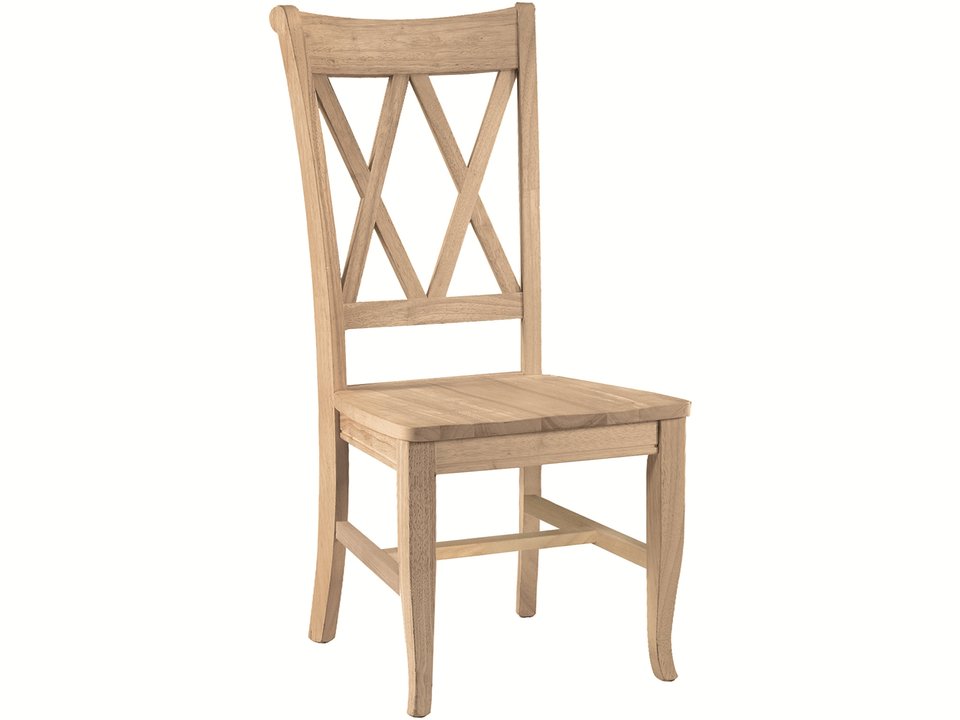 Double X-Back Dining Chair