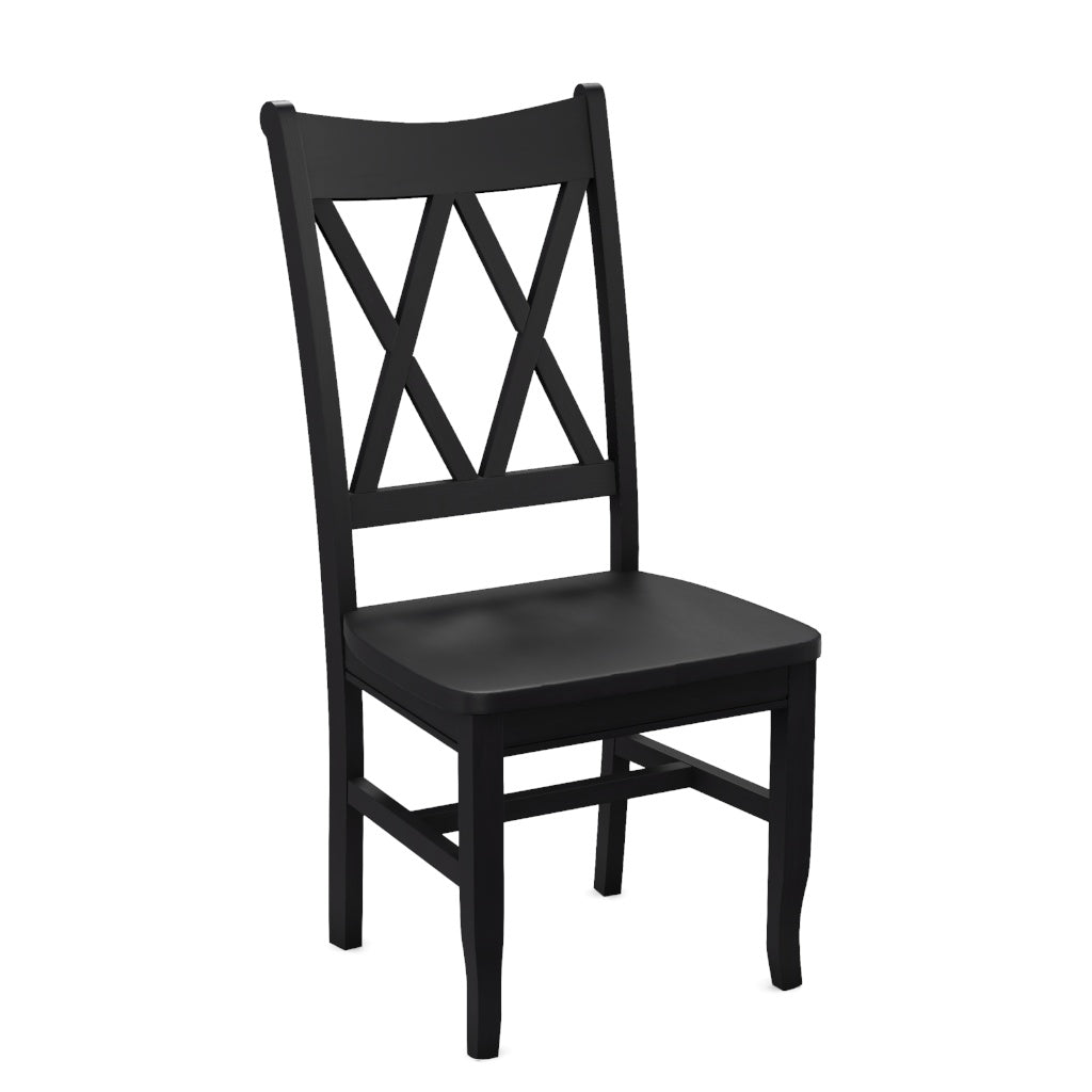 Double X-Back Dining Chair